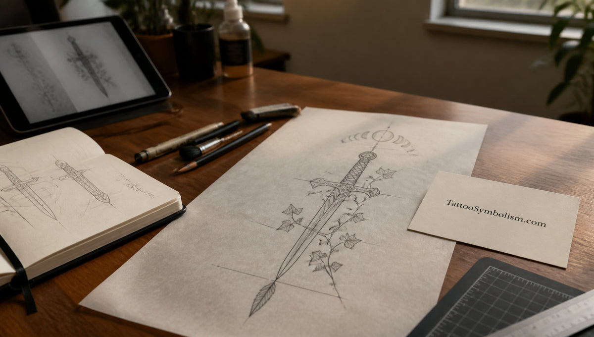 Dagger Tattoo Meaning Symbolism and Placement