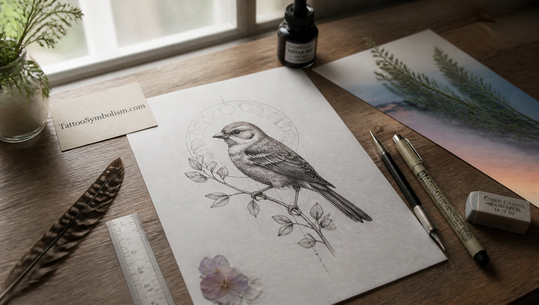 Sparrow Tattoo Meaning Symbolism and Placement