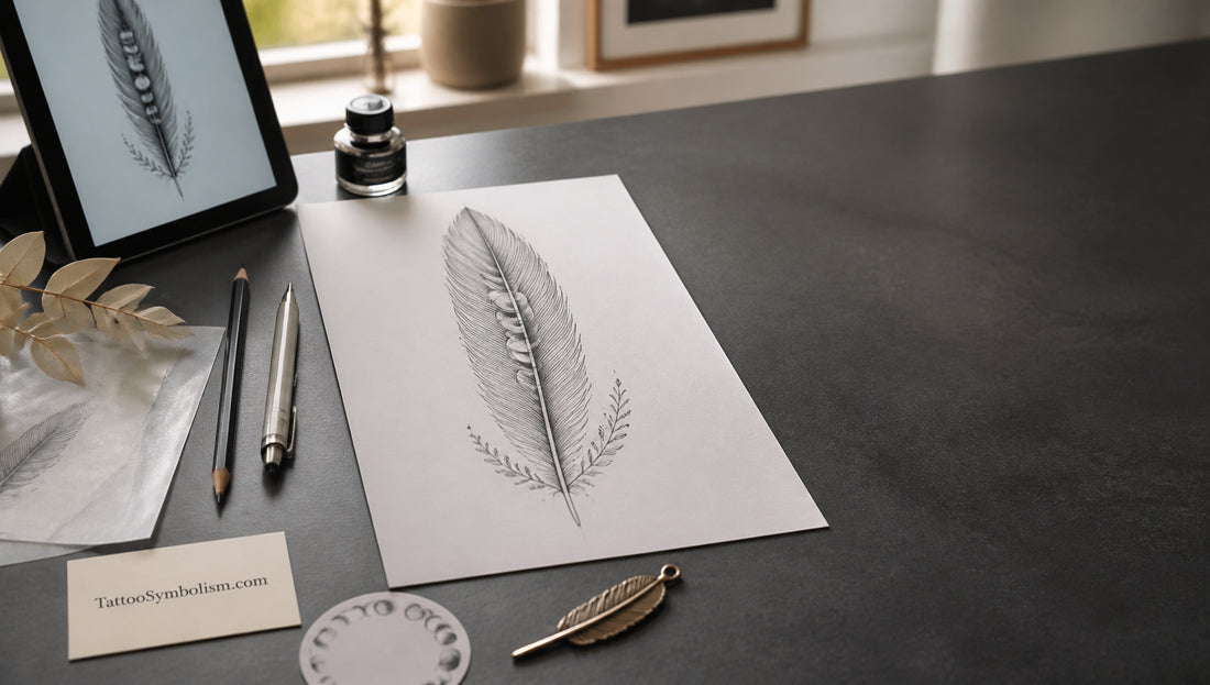 Feather Tattoo Meaning Symbolism and Placement