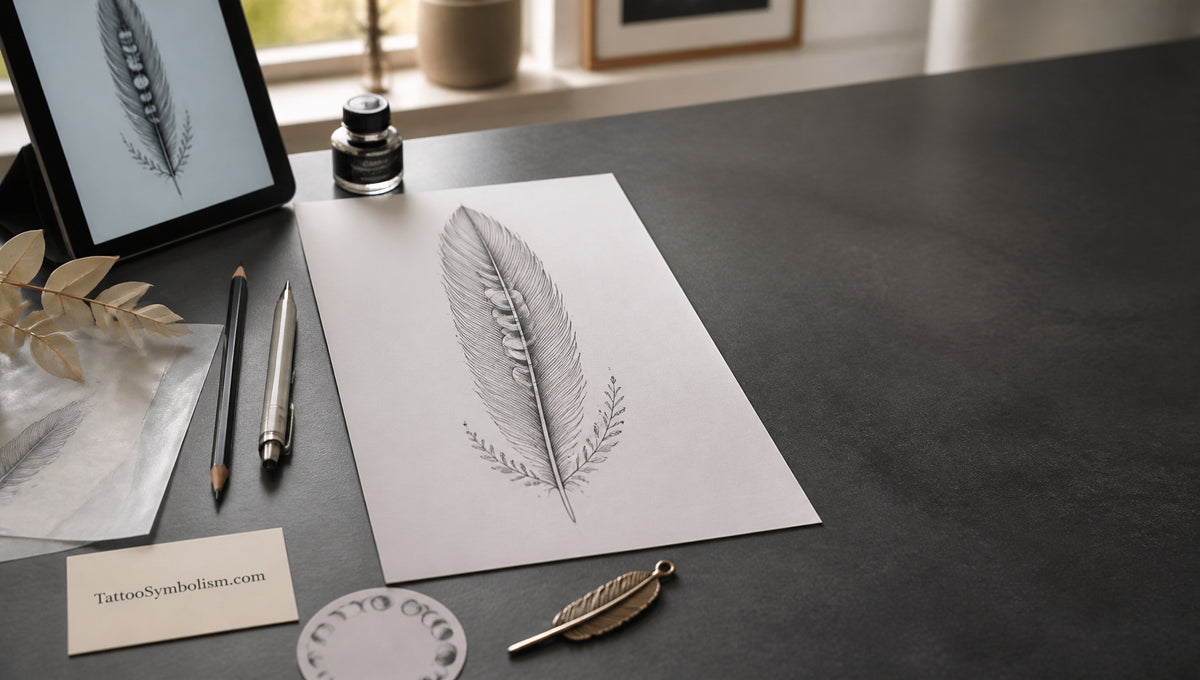 Feather Tattoo Meaning Symbolism and Placement