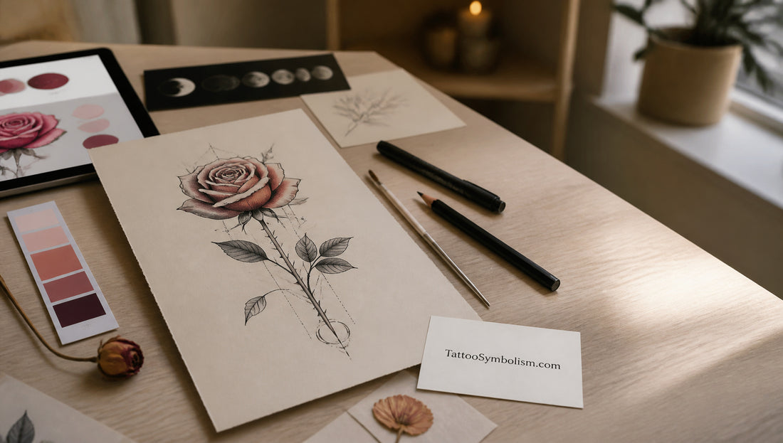 Rose Tattoo Colour Meanings Explained Clearly