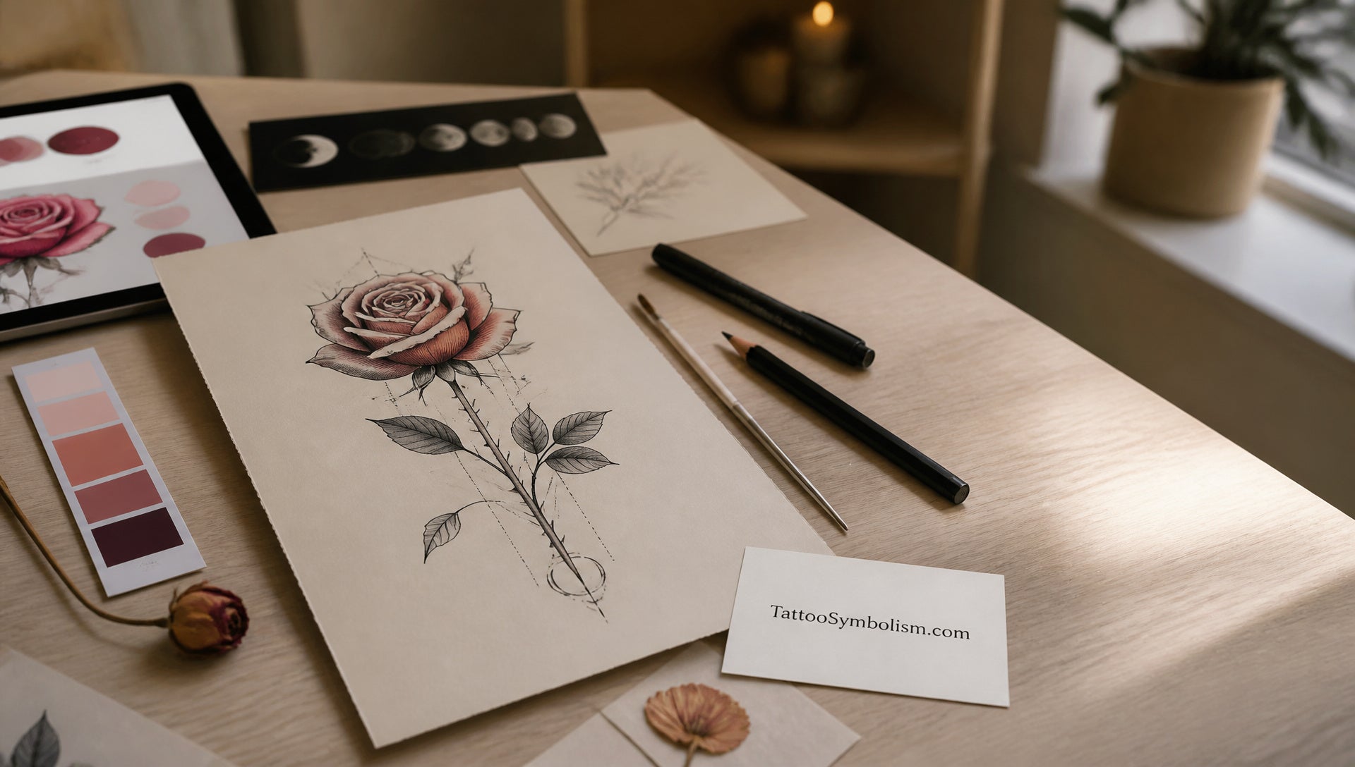 Rose Tattoo Colour Meanings Explained Clearly