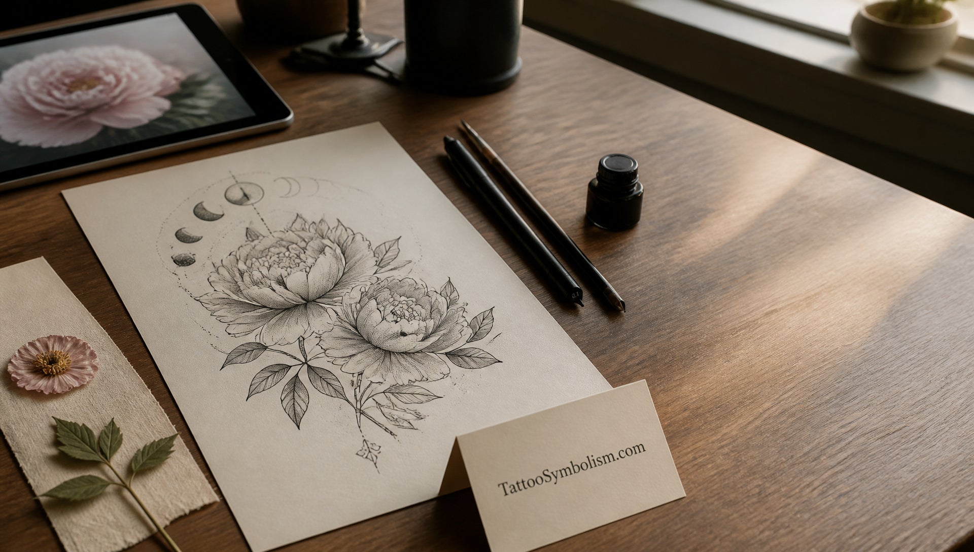 Peony Tattoo Meaning Symbolism and Placement