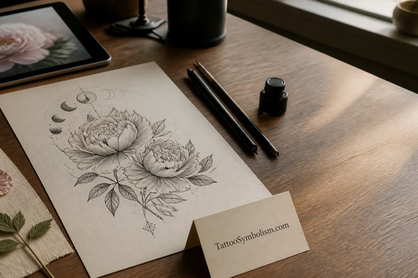 Peony Tattoo Meaning Symbolism and Placement