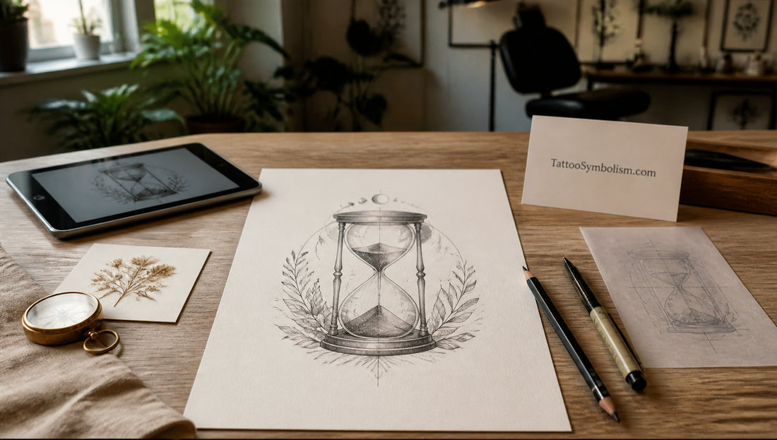 Hourglass Tattoo Meaning Symbolism and Placement Guide
