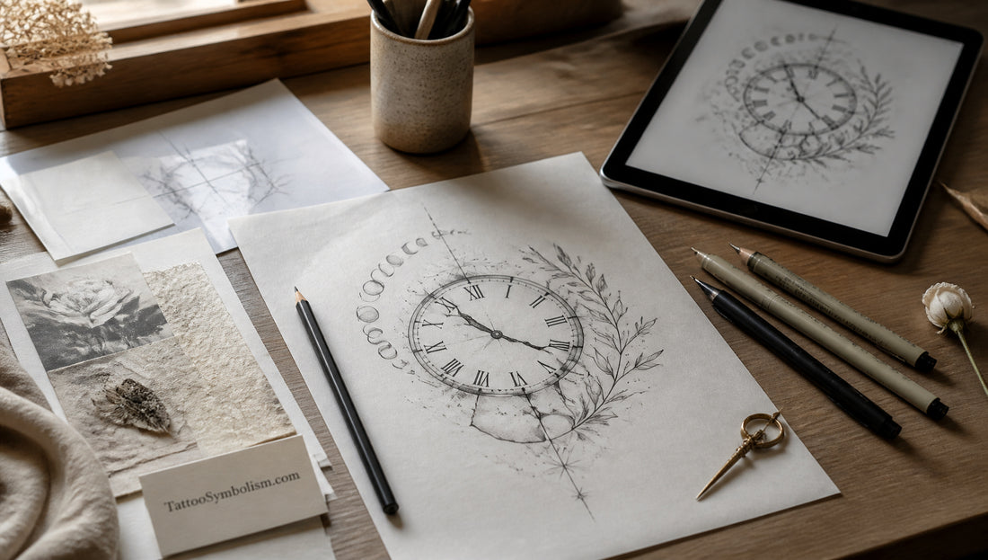 Broken Clock Tattoo Meaning Symbolism and Placement