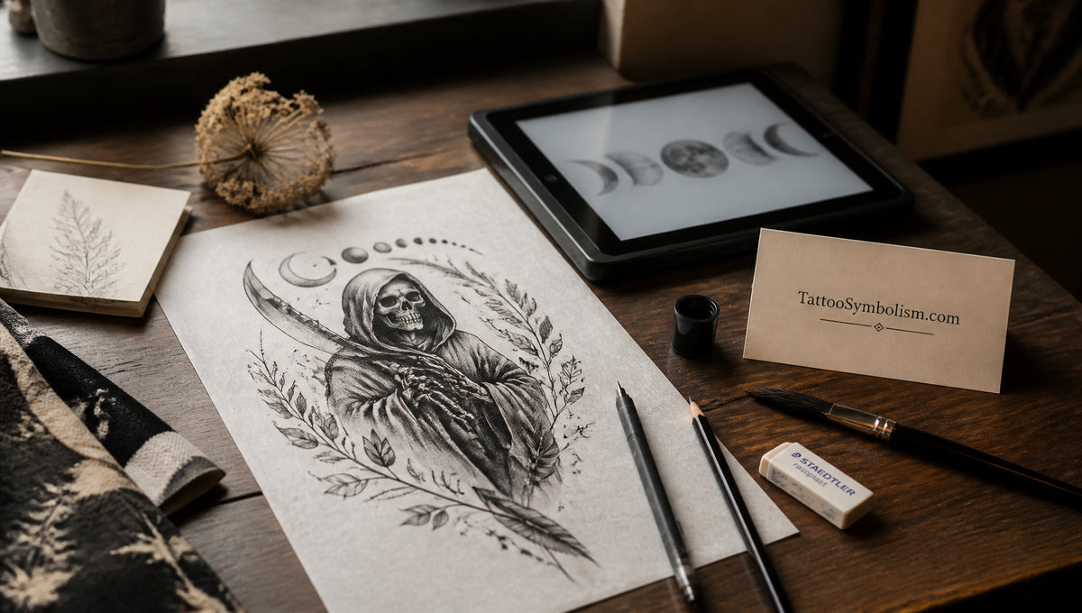 Grim Reaper Tattoo Meaning and Symbolism Guide