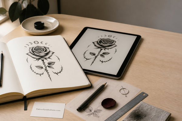 Black Rose Tattoo Meaning Symbolism and Placement