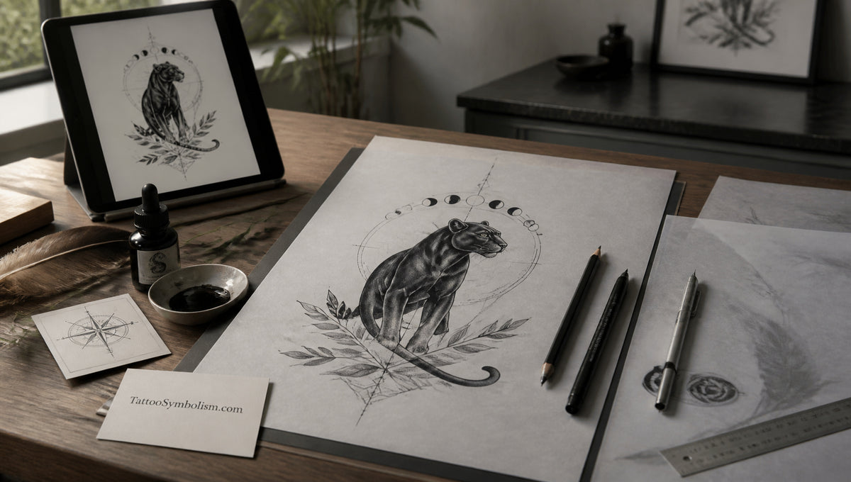Black Panther Tattoo Meaning Symbolism and Placement