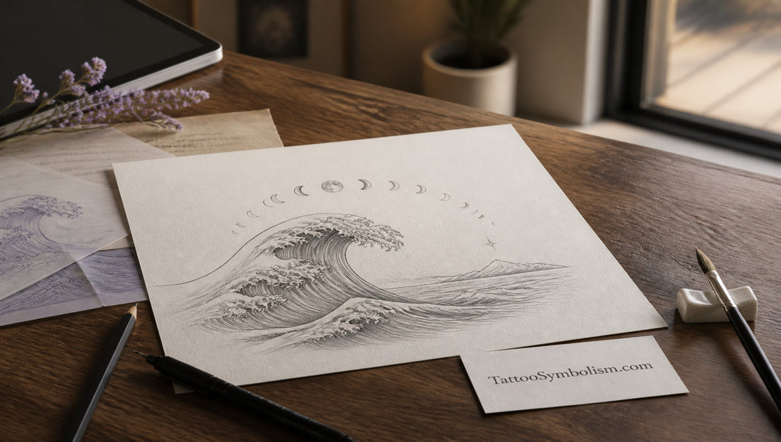Wave Tattoo Meaning Symbolism and Placement Guide