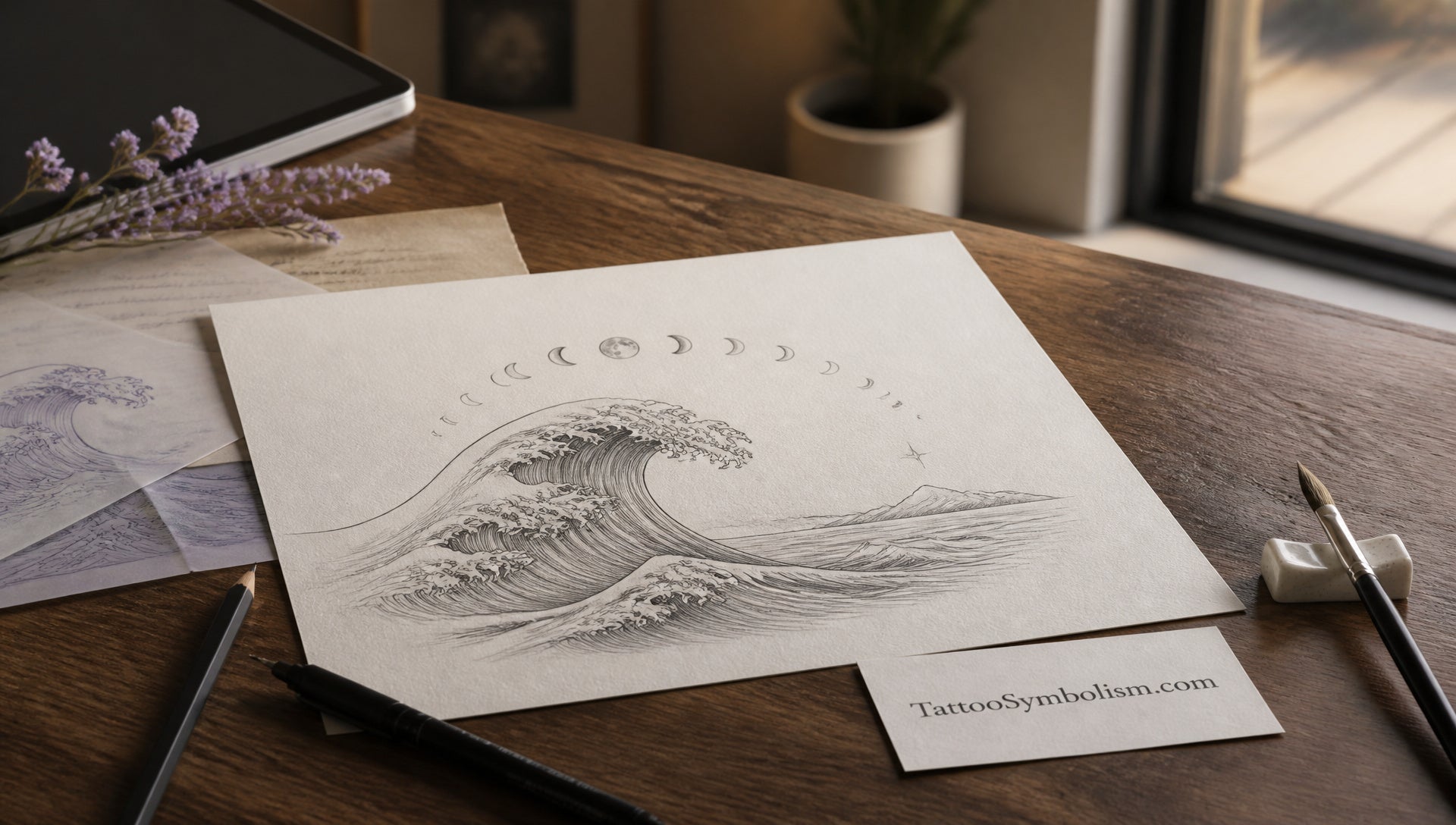 Wave Tattoo Meaning Symbolism and Placement Guide