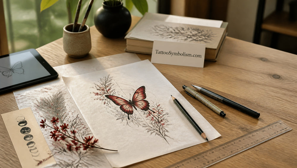 Red Butterfly Tattoo Meaning Symbolism and Placement