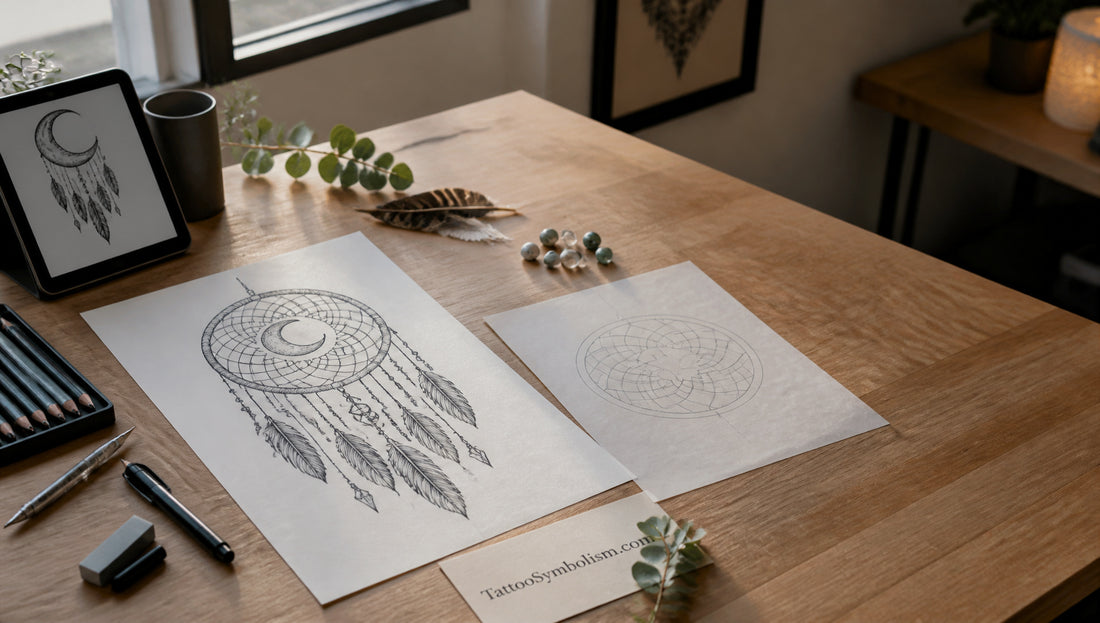 Dream Catcher Tattoo Meaning Symbolism and Placement