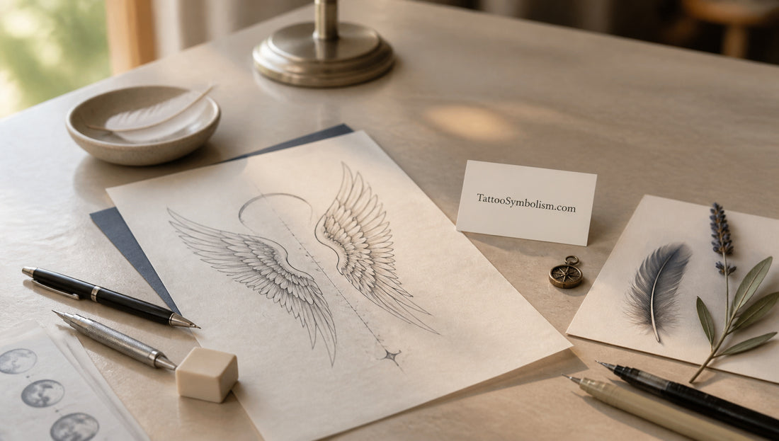 Angel Tattoo Meaning Symbolism and Design Ideas