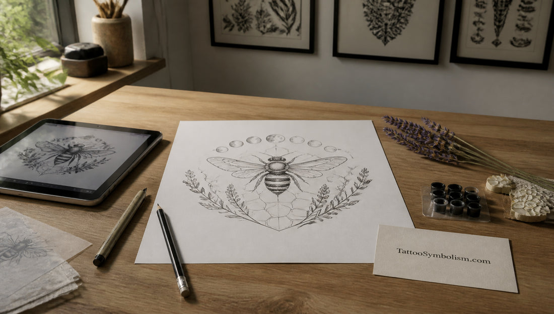 Bee Tattoo Meaning Symbolism and Placement Guide