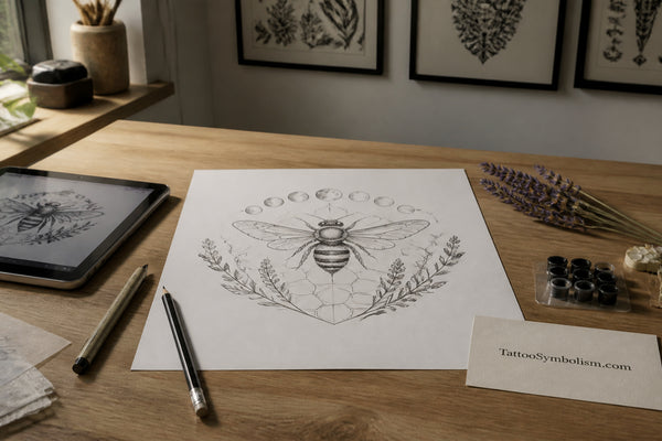 Bee Tattoo Meaning Symbolism and Placement Guide