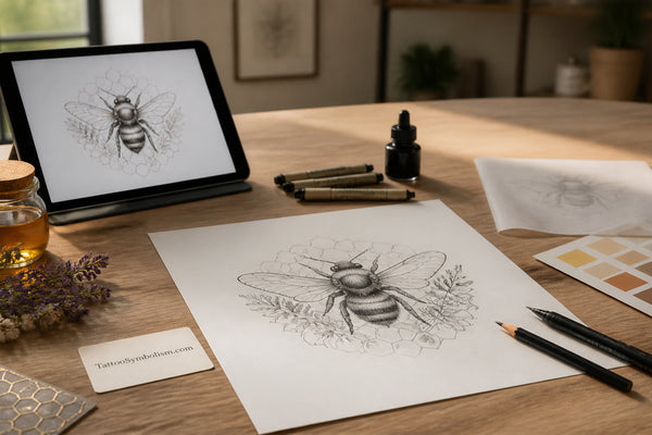 Bumble Bee Tattoo Meaning and Popular Designs