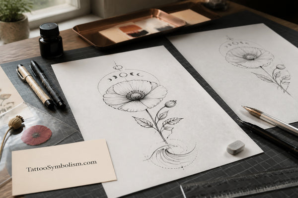 Poppy Tattoo Meaning Symbolism and Placement
