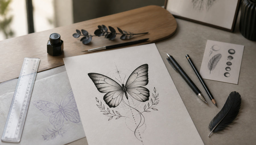 Black Butterfly Tattoo Meaning Symbolism and Placement
