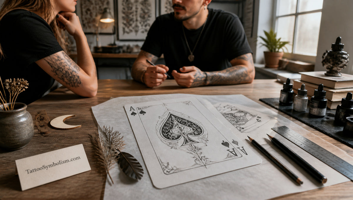 Playing Card Tattoo Meaning Symbolism and Placement