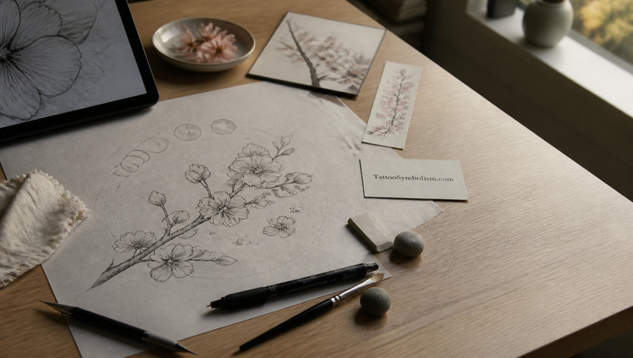 Cherry Blossom Meaning in Tattoo Designs and Symbolism