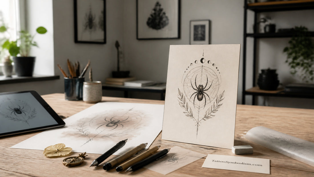 Meaning Spider Tattoo Guide to Symbolism and Designs