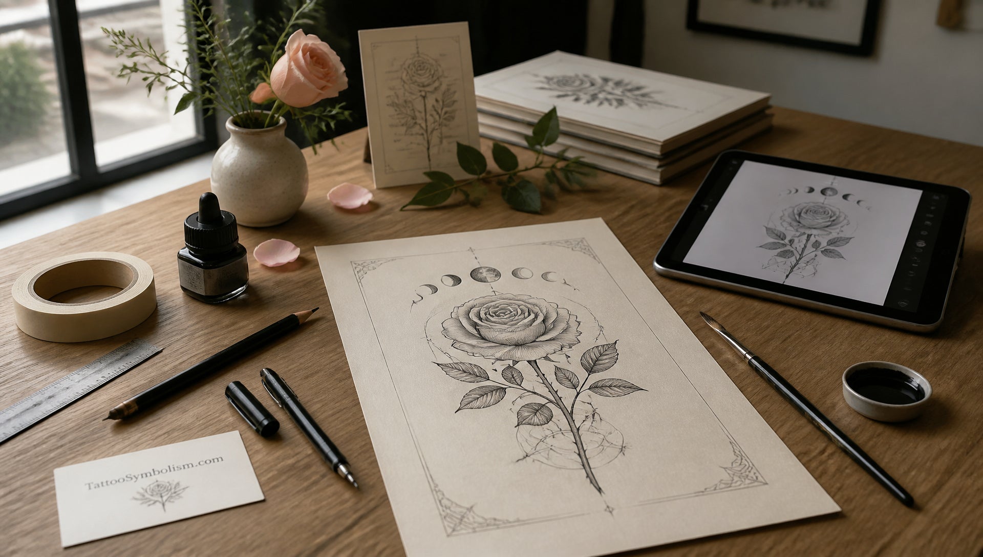 Meaning of the Rose Tattoo Symbolism and Designs