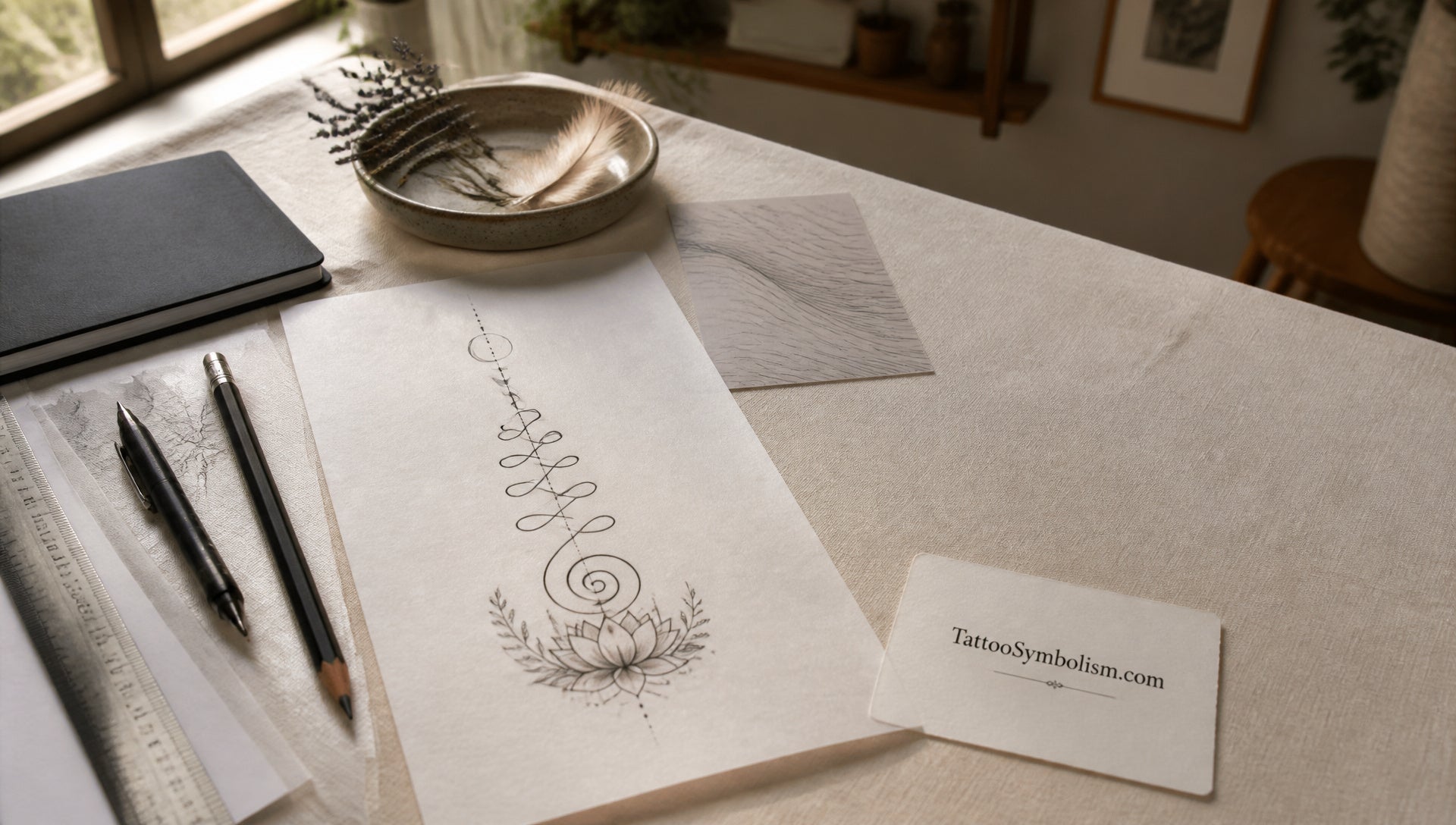 Unalome Tattoo Meaning Symbolism and Placement