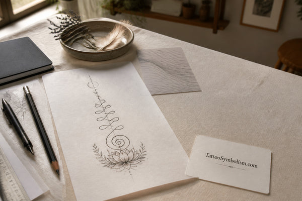 Unalome Tattoo Meaning Symbolism and Placement